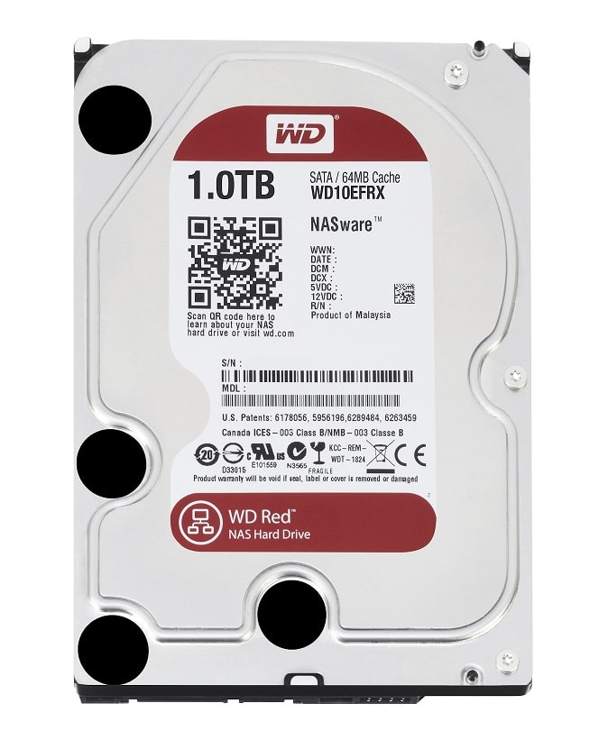Ổ cứng Western Digital Red 1TB 64MB Cache