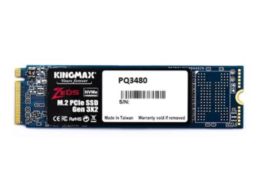 Ổ cứng SSD KINGMAX Zeus PQ3480 128GB NVMe M.2 2280 PCIe Gen 3.0 x4