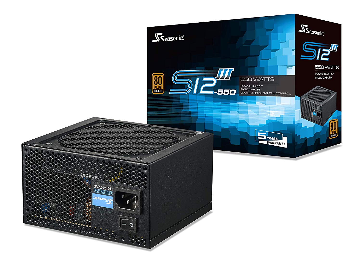 Nguồn máy tính SeaSonic S12III-550 (550GB3)