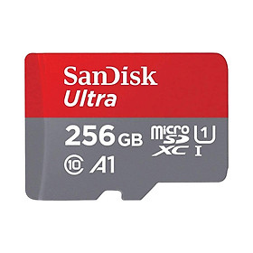 Thẻ nhớ SanDisk Ultra 256GB MicroSDXC C10 UHS-1, 100MB/s, SDSQUNR-256G-GN6MN
