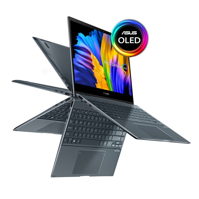 Laptop Asus ZenBook Flip 13 Evo UX363EA-HP726W (Core™ i5-1135G7 | 8GB | 512GB | Intel® Iris® Xe | 13.3 inch FHD | Cảm ứng | Bút cảm ứng | Win 11 | Xám)