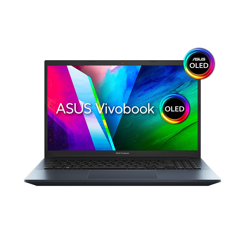 Laptop Asus Vivobook Pro 15 OLED M3500QC-L1105T (Ryzen™ 5-5600H | 8GB | 512GB | RTX™ 3050 4GB | 15.6-inch FHD | Win 10 | Quiet Blue)