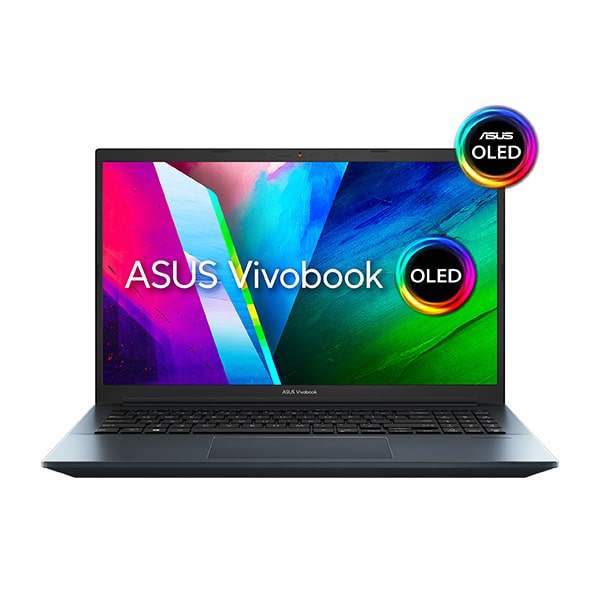 Laptop Asus Vivobook Pro 15 OLED M3500QC-L1085T (Ryzen™ 7-5800H | 16GB | 512GB | RTX™ 3050 4GB | 15.6-inch FHD | Win 10 | Quiet Blue)