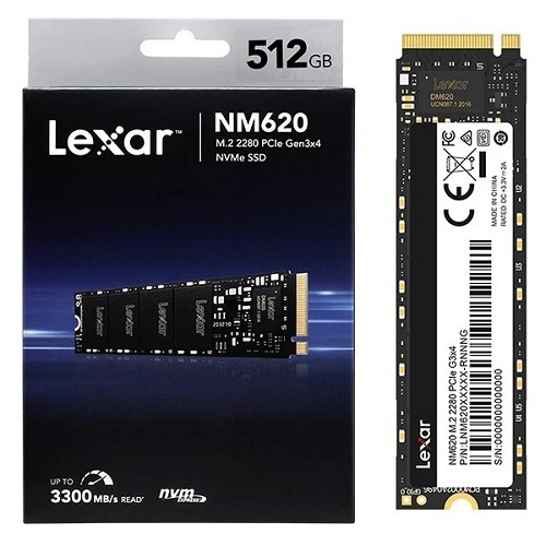 Ổ cứng SSD Lexar 512GB NVMe M.2 2280 (LNM620X512G)