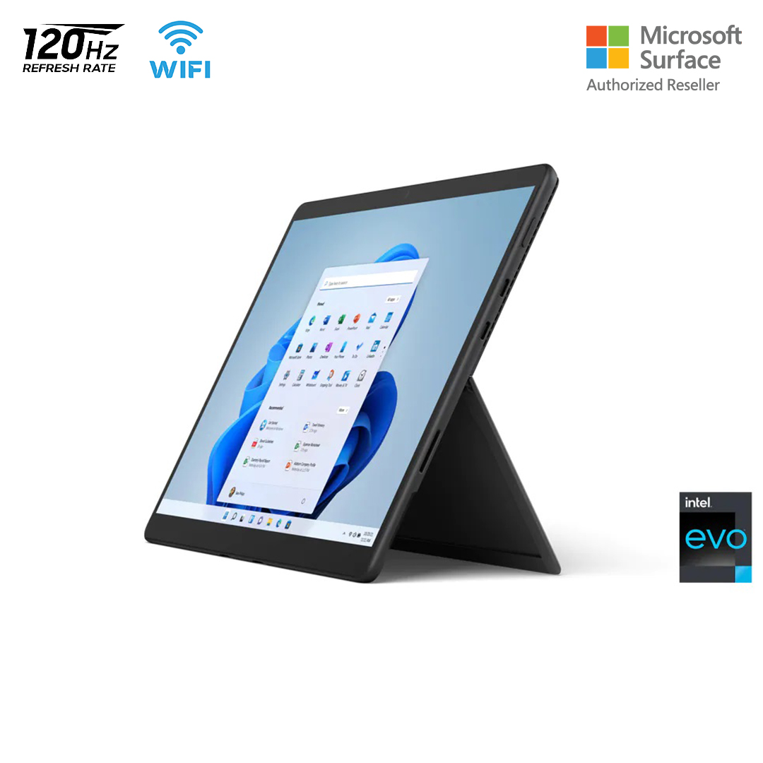 Surface Pro 8 Platinum + Graphite, i5 1135G7, 16GB RAM, 256GB SSD