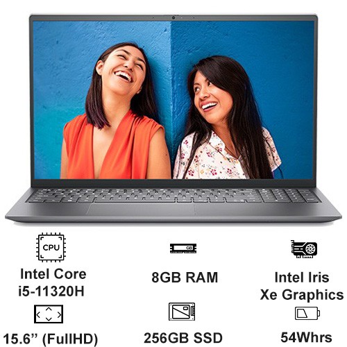 Dell Inspiron 5510 0WT8R2 (Core i5-11320H | RAM 8GB | 256GB SSD | 15.6 FHD | BẠC | Win 10)