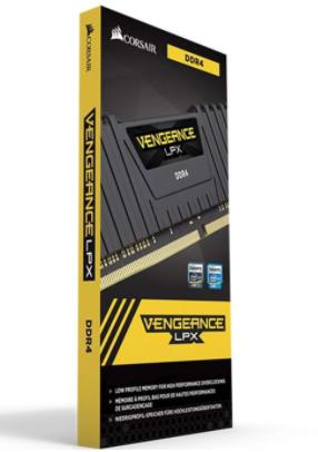 RAM Corsair Vengeance LPX 8GB (1x8GB) DDR4 3000MHz Black