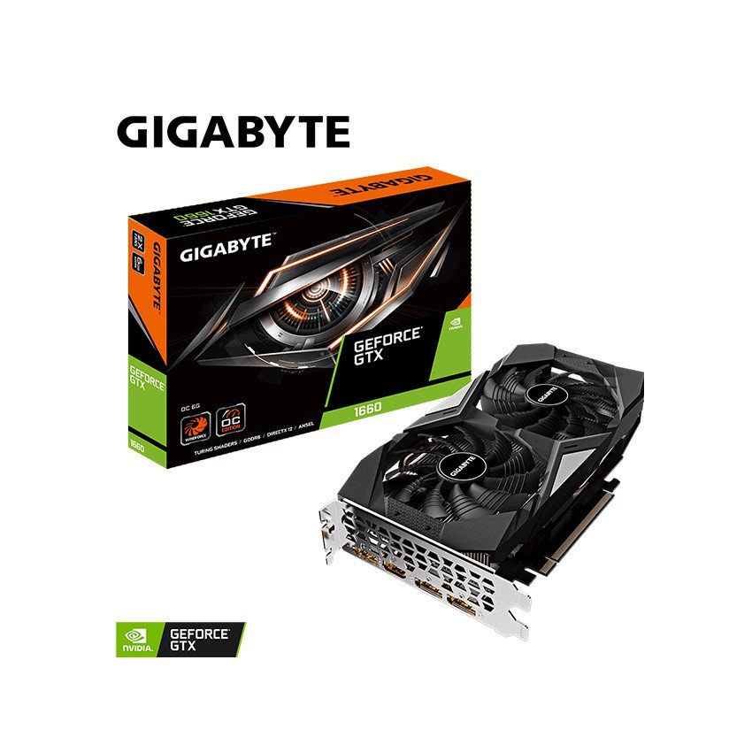 VGA Gigabyte GeForce GTX 1660 OC 6GB (GV-N1660OC-6GD)