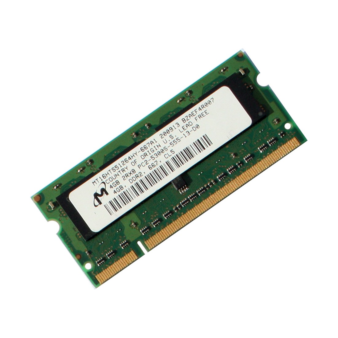 Ram Micron RDIMM 4GB DDR4 bus 2400Mhz ECC for Server